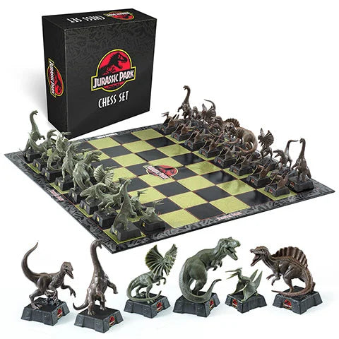 Échiquier Jurassic Park - Jeu d'Échec Dinosaures