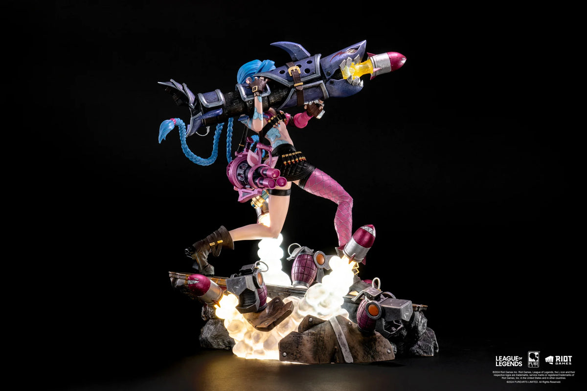 League of Legends - Statuette Jinx PureArts 1/6 31,5cm