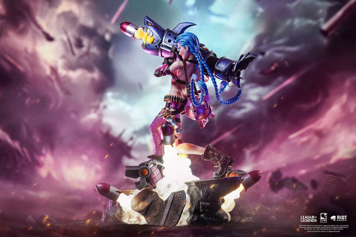 League of Legends - Statuette Jinx PureArts 1/6 31,5cm