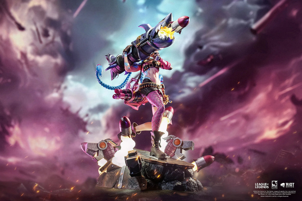 League of Legends - Statuette Jinx PureArts 1/6 31,5cm