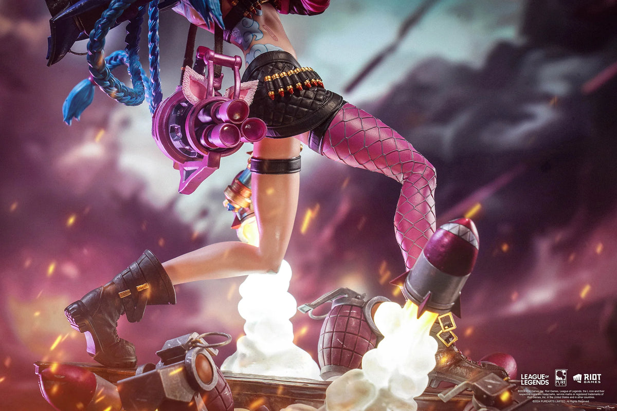 League of Legends - Statuette Jinx PureArts 1/6 31,5cm