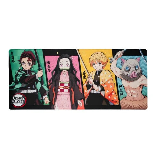 Tapis de souris XL Demon Slayer - Tanjiro Nezuko Zenitsu Inosuke