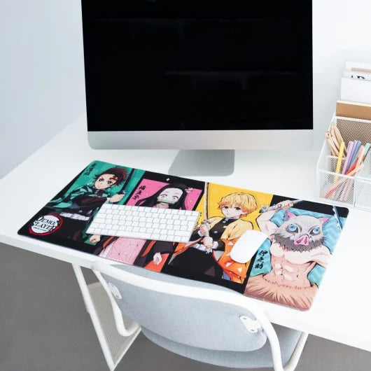 Tapis de souris XL Demon Slayer - Tanjiro Nezuko Zenitsu Inosuke