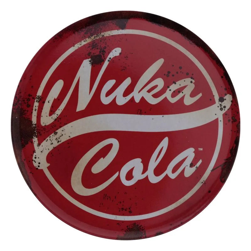 Lot de 4 Sous-Verres Fallout Gravés en Métal