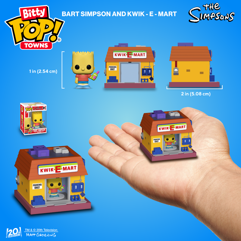 Les Simpson - Bitty Pop! Bart Simpson et Kwik-E-Mart