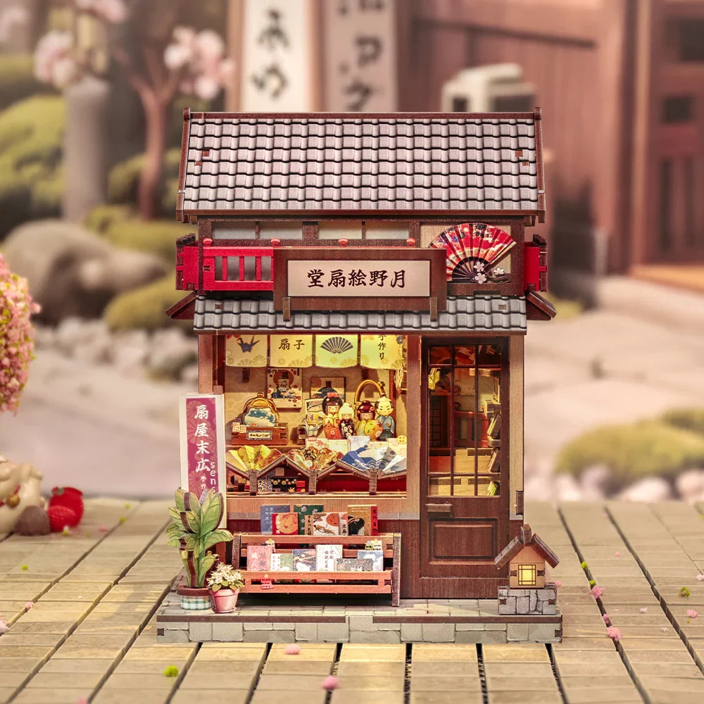 Maison Miniature Tsukino Eogi-Dou DIY - 224 pièces et éclairage LED