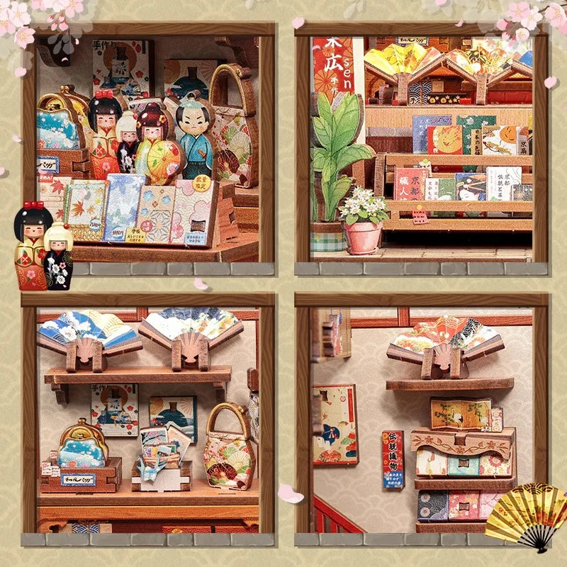 Maison Miniature Tsukino Eogi-Dou DIY - 224 pièces et éclairage LED