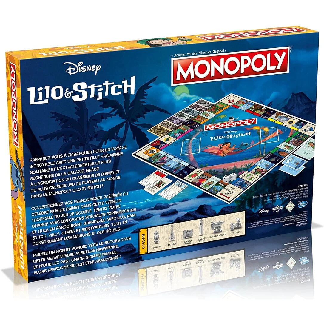 Disney - Jeu de Société - Monopoly Lilo & Stitch - Boîte