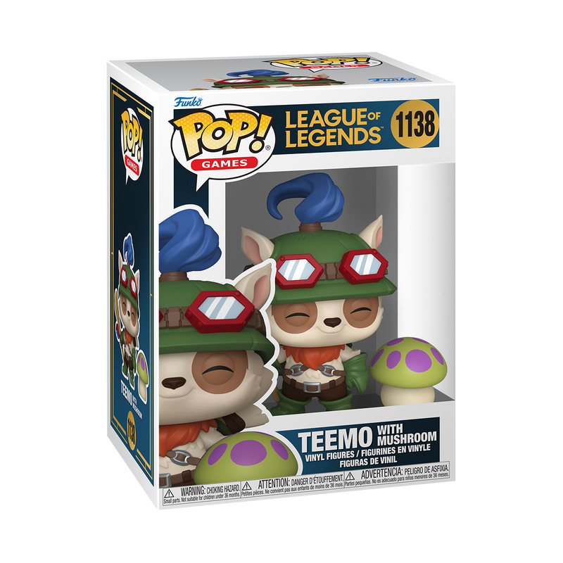 League of Legends - Figurine Pop! Teemo avec Champignon N°1138