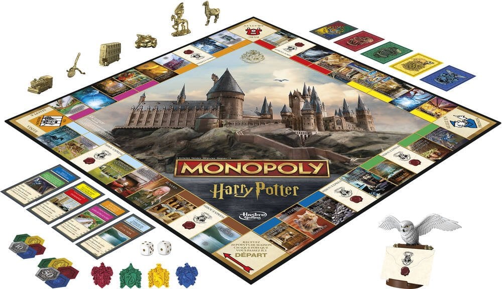 Monopoly Harry Potter Hasbro Plateau