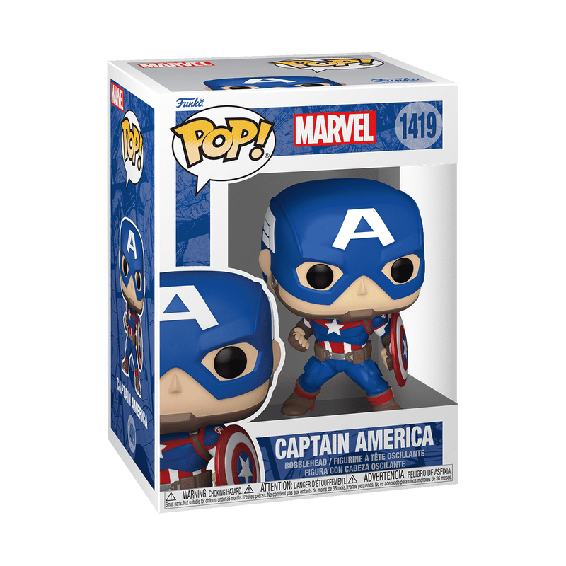 Marvel - Figurine Pop! Captain America N°1419