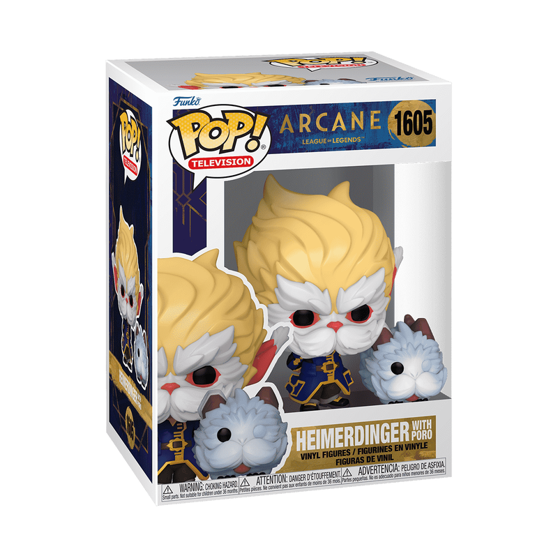 Boîte Figurine Pop! Arcane Heimerdinger avec Poro N°1605
