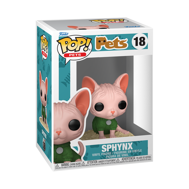 Animaux de Compagnie - Figurine Pop! Sphynx N°18