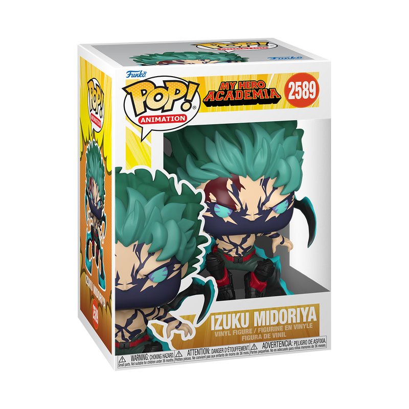 Figurine Pop! Izuku Midoriya N°2589 en boîte - My Hero Academia