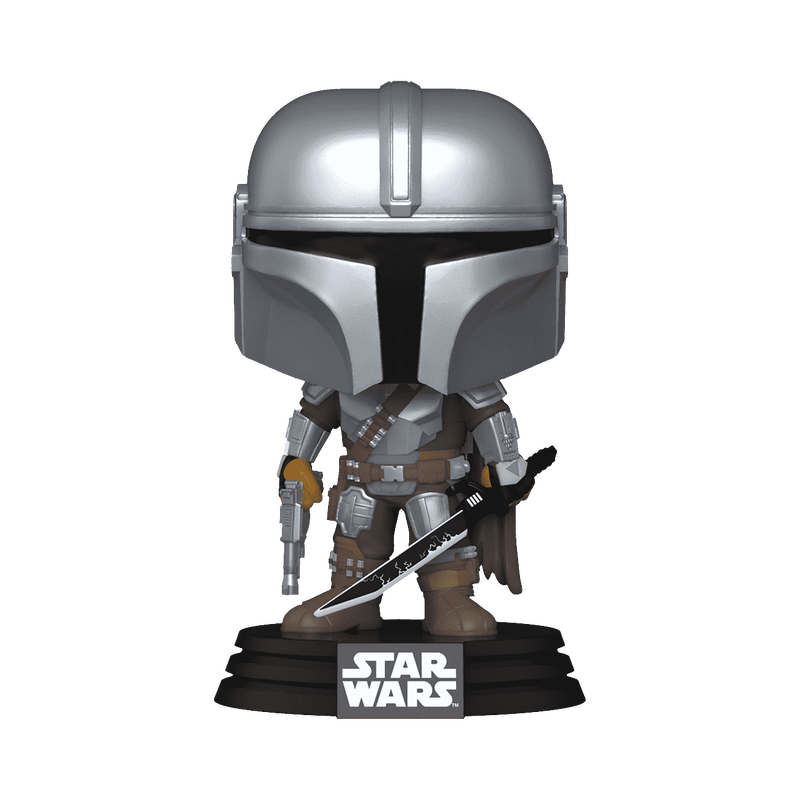 STAR WARS - POP! - THE MANDALORIAN WITH DARK SABER