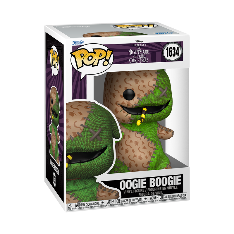 L'Étrange Noël de Monsieur Jack - Figurine Pop! Oogie Boogie (Patchwork) N°1634 - figurine dans sa boîte