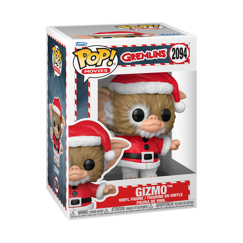 Gremlins - Figurine Pop! Gizmo (Tenue de Père Noël) N°2094 - figurine dans sa boîte