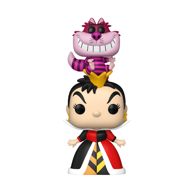 Alice au Pays des Merveilles - Figurine Pop! Premium Reine de Cœur avec Chat du Cheshire N°1771 - figurine seule