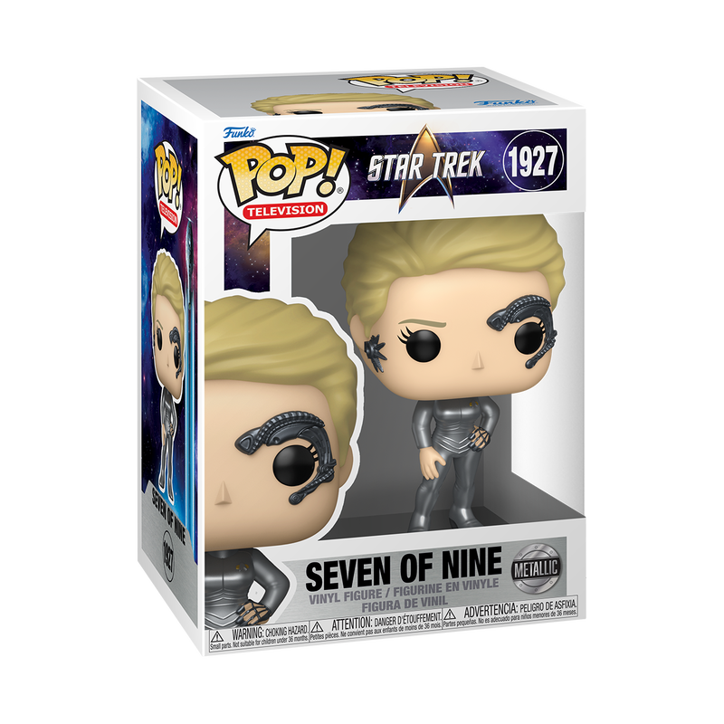Star Trek Voyager - Figurine Pop! Seven of Nine (Métallisée) N°1927 - figurine en boîte