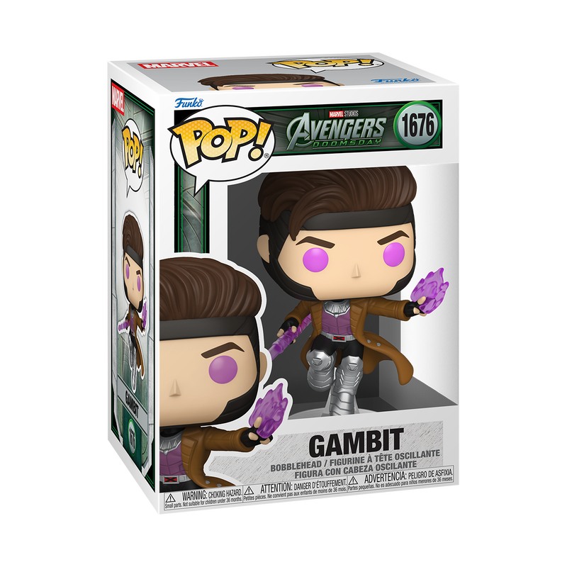 Funko Pop! Gambit N°1676 Avengers: Doomsday - boîte à fenêtre