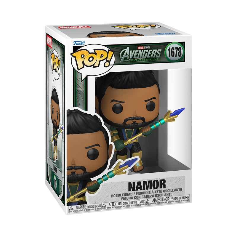 Funko Pop! Namor N°1678 Avengers: Doomsday - boîte à fenêtre