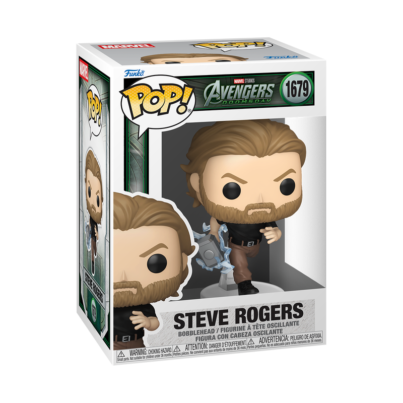 Funko Pop! Steve Rogers N°1679 Avengers: Doomsday - boîte à fenêtre