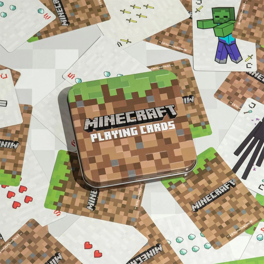 Jeu de Carte Minecraft avec boîte en Métal