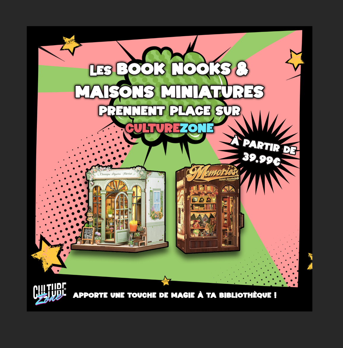 Book Nook & Maison Miniature