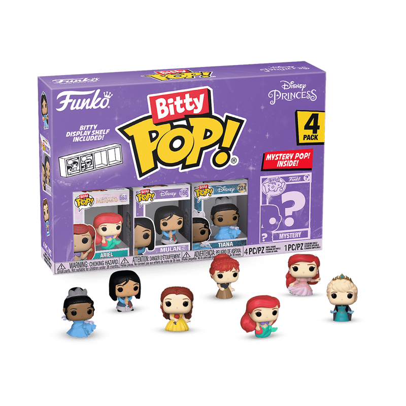 Bitty Pop! Disney Princesses - Ariel - Mulan - Tiana