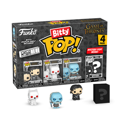 Bitty Pop! Game of Thrones - Jon Snow - Fantôme - Marcheur Blanc