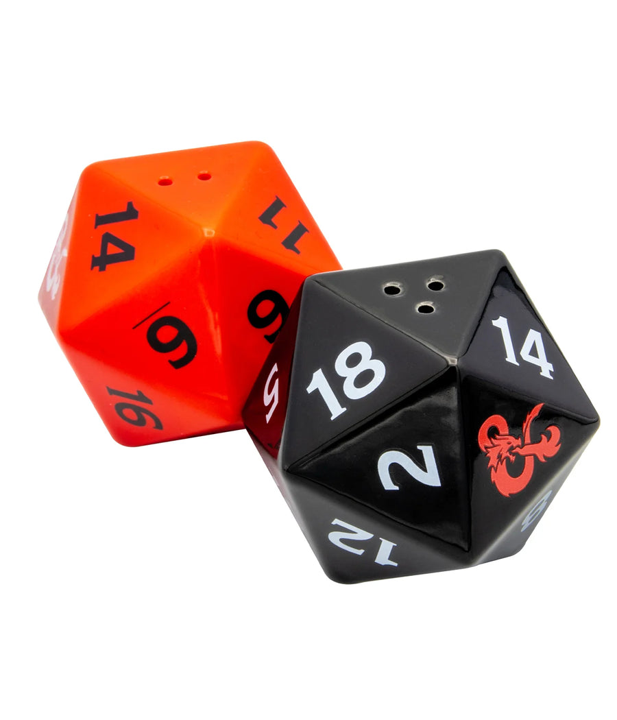 Donjons & Dragons - Salière et Poivrière Dés D20
