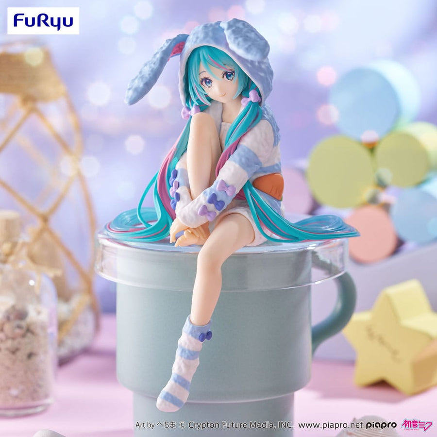 Hatsune Miku - Figurine Hastune Pijama Bleu 14cm