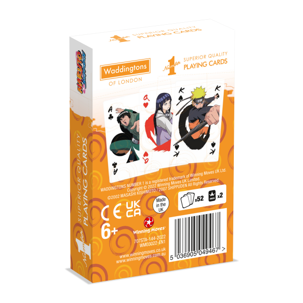 Jeu de 54 Cartes Naruto Shippuden