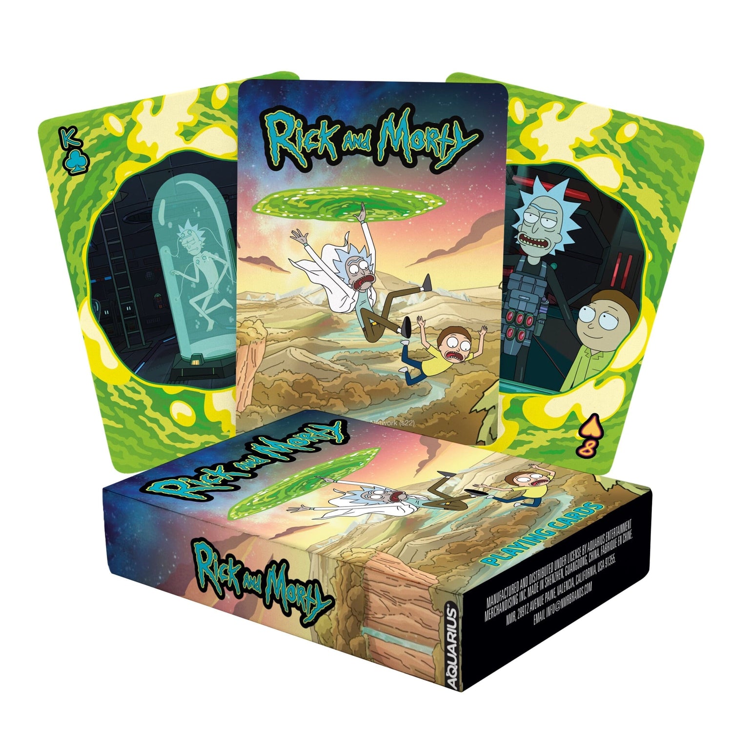 Jeu de Cartes Rick & Morty - Adult Swim Boîte