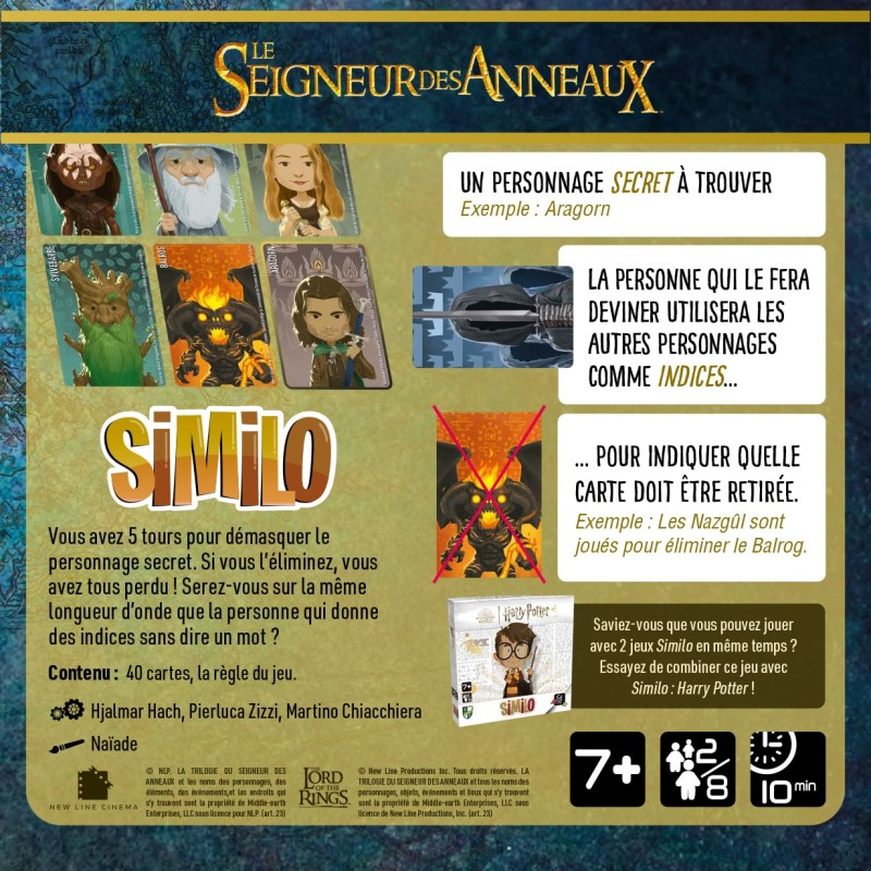 Jeu Similo Le Seigneur des Anneaux Gigamic