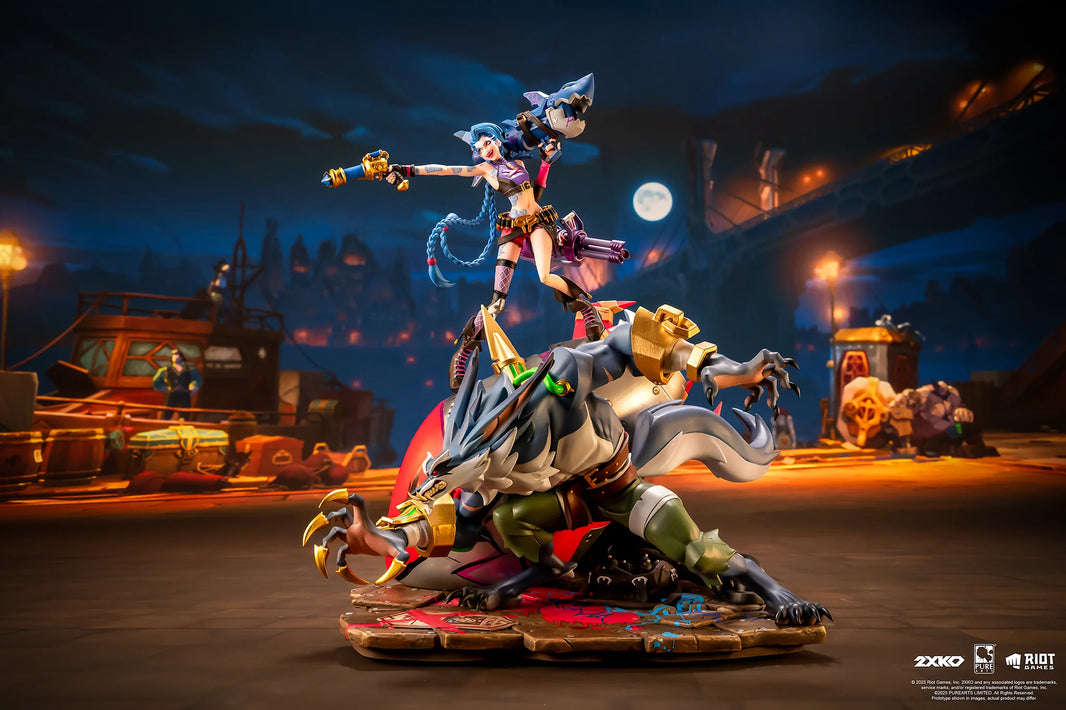 League of Legends - Statue Jinx & Warwick 2XKO
