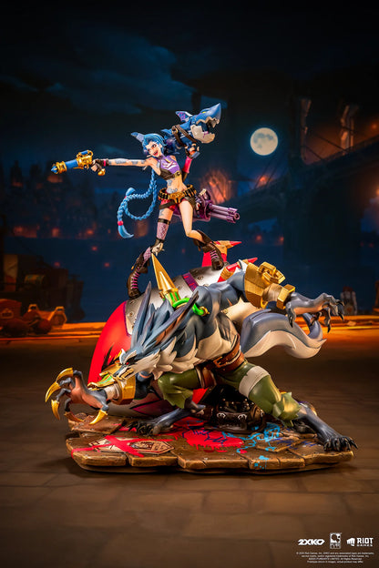 League of Legends - Statue Jinx & Warwick 2XKO