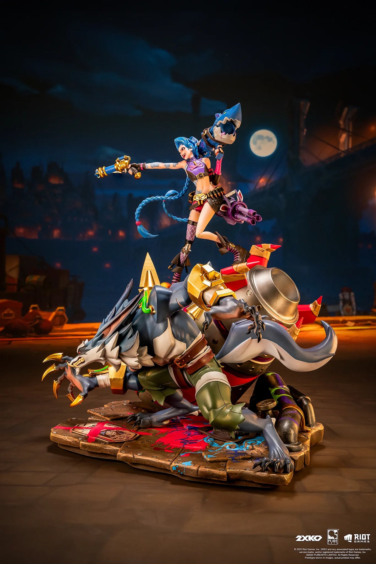 League of Legends - Statue Jinx & Warwick 2XKO