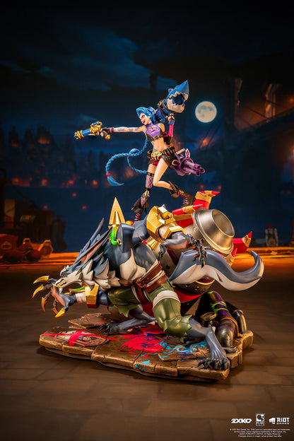 League of Legends - Statue Jinx & Warwick 2XKO