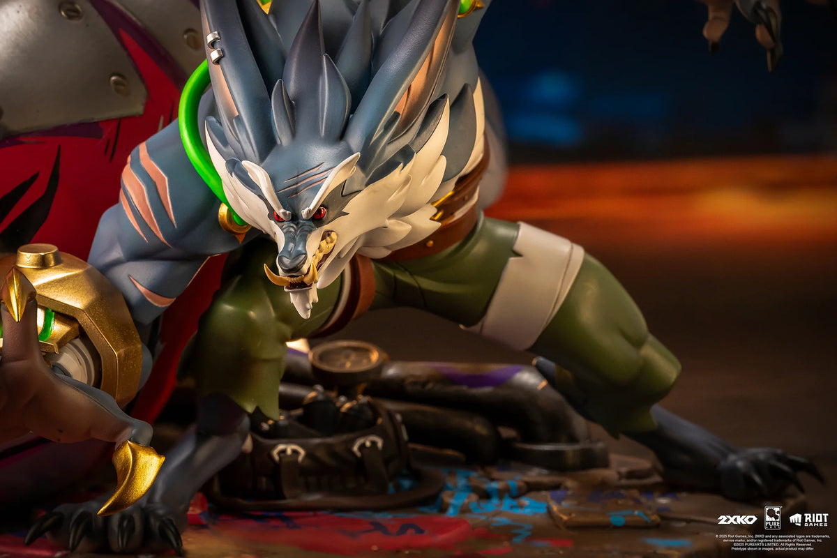 League of Legends - Statue Jinx & Warwick 2XKO
