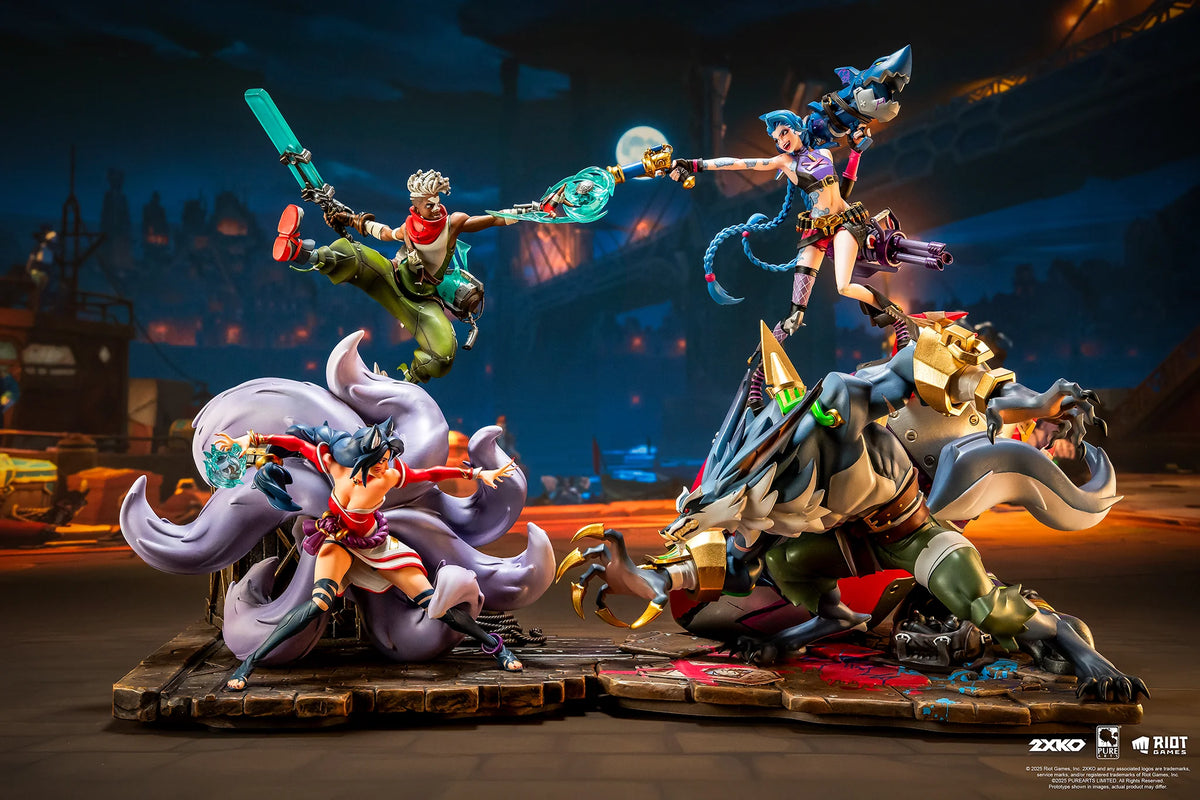 League of Legends - Statue Jinx & Warwick 2XKO