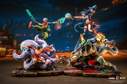 League of Legends - Statue Jinx & Warwick 2XKO