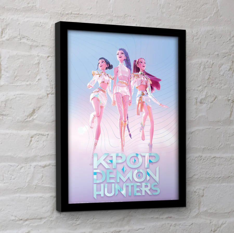 Poster Encadré KPop Demon Hunters - Trio Huntrix