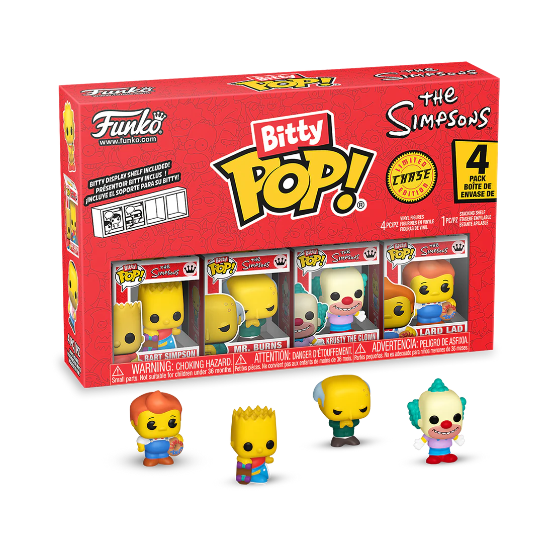 Bitty Pop! Les Simpsons - Bart - Mr.Burns - Krusty Boîte