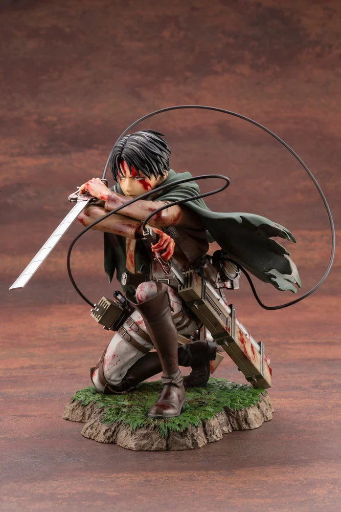 L'Attaque des Titans - ARTFX J - Levi Fortitude Face Côté