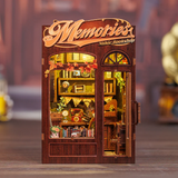Book Nook Librairie Musicale Memories DIY - 136 pièces et éclairage LED Façade