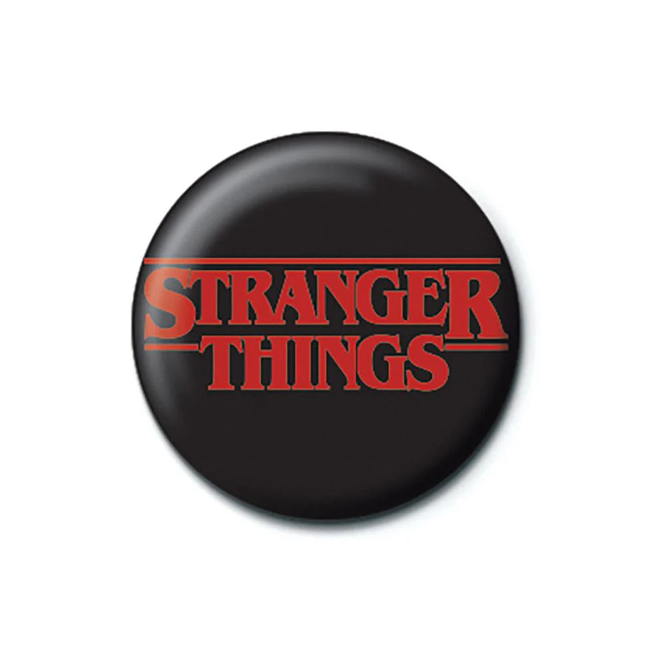 Pin's Stranger Things - Logo Officiel Rouge