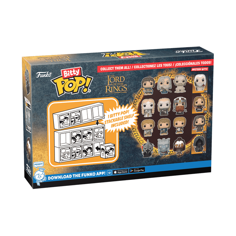 Bitty Pop! Le Seigneur des Anneaux - Frodon - Gandalf - Gollum