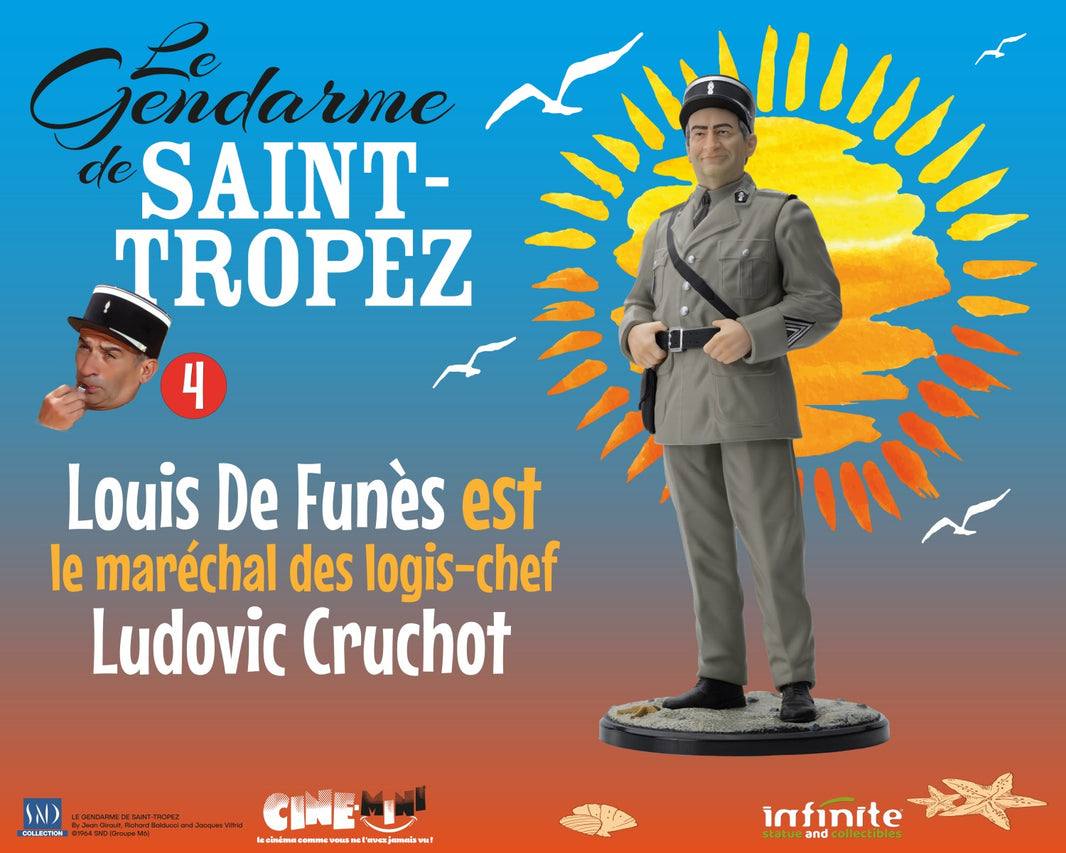 Le Gendarme à Saint-Tropez - Figurine Ludovic Cruchot 16cm