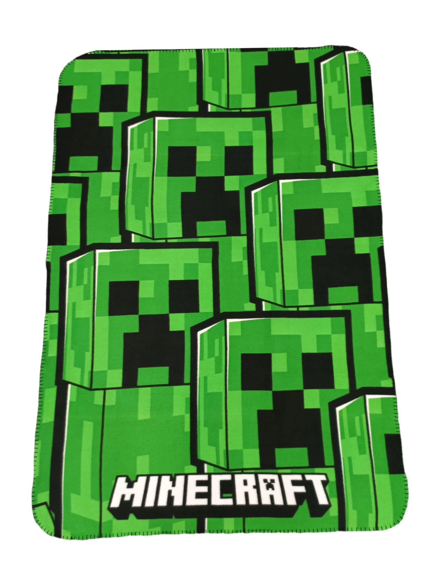 Minecraft - Couverture en Polaire - Creeper Plaid